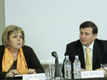 Minister of Culture, Hasmik Poghossyan at the Diplomatic School