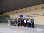 Students and graduates of the Diplomatic School at the headquarters of the European Commission, Brussels