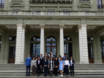 Students and graduates of the Diplomatic School at the Office of the High Commissioner for Human Rights (the first building in which the League of Nations convened).