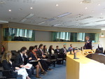 Students of the Diplomatic School at the European Parliament, Brussels