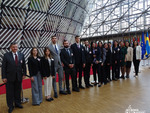 Students of the Diplomatic School at the Council of EU, Brussels