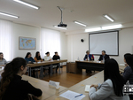 DS students meet with the Director of the Estonian School of Diplomacy