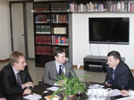 Representatives of Rossotrudnichestvo at the Diplomatic School