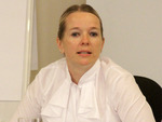 Շվեդիայի դեսպան Դայանա Յանսը Դիվանագիտական դպրոցում 