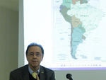 Ambassador of Brazil, Edson Marinbo Duarte Monteiro at the Diplomatic School