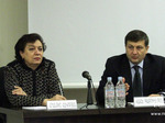 Minister of Diaspora Hranush Hakobyan at the Diplomatic School