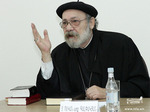 Archbishop Voskan Galpakyan at the Diplomatic School
