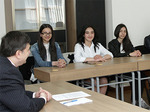 Students of Eurasia College visit the Diplomatic School