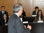 Her Majesty's Ambassador Jonathan Aves at the Diplomatic School