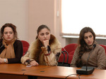 Meeting of the DS Director Vahe Gabrielyan with the students of the YSU International Relations Department