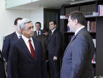 President of Armenia Serzh Sargsyan visits the Diplomatic School