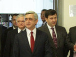President of Armenia Serzh Sargsyan visits the Diplomatic School