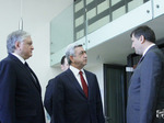 President of Armenia Serzh Sargsyan visits the Diplomatic School