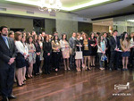 DS alumni gathered for a lecture and reception
