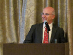 DS alumni listen to keynote speaker Prof. Manfred Hafner