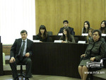 Minister of Diaspora Hranush Hakobyan at the Diplomatic School