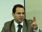 First Deputy Minister for Defense, David Tonoyan at the Diplomatic School