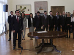 Oaths ceremony at the MFA for Diplomatic School graduates 