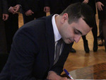 Oaths ceremony at the MFA for Diplomatic School graduates 