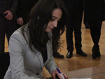 Oaths ceremony at the MFA for Diplomatic School graduates 