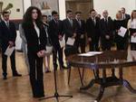 Oaths ceremony at the MFA for Diplomatic School graduates 
