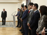 Taking the Diplomat's Oath by the DS graduates of the 2016p programme