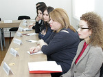 Archbishop Voskan Galpakyan at the Diplomatic School