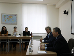 DS students meet with the Director of the Estonian School of Diplomacy