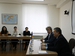 DS students meet with the Director of the Estonian School of Diplomacy